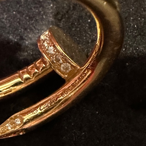 Cartier yellow gold Juste Un Clou ring with diamonds - Picture 7 of 16